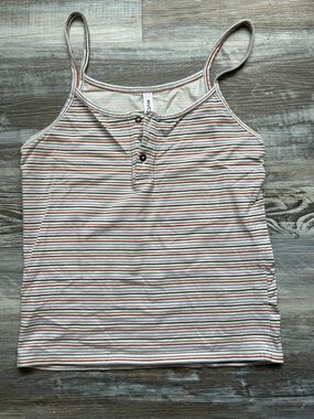 RVCA striped tank top